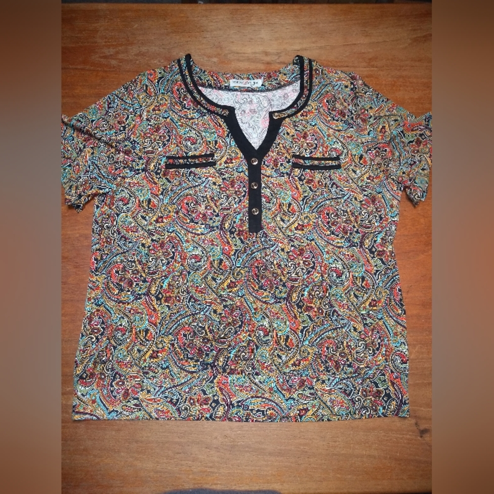 Zhongnida Paisley Shirt - Picture 1 of 14